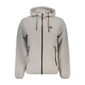 Gray Polyester Shell Jacket