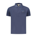 Blue Cotton Polo Shirt