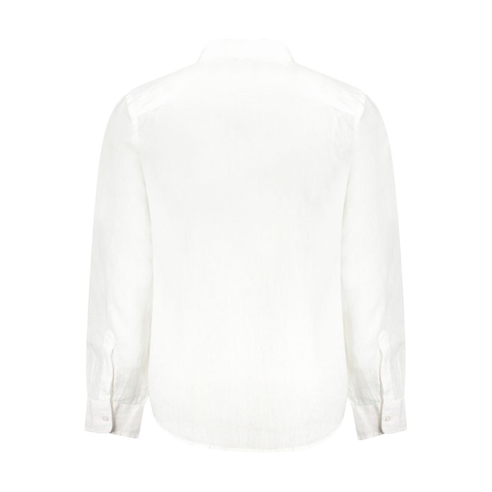 White Linen Dress Shirt