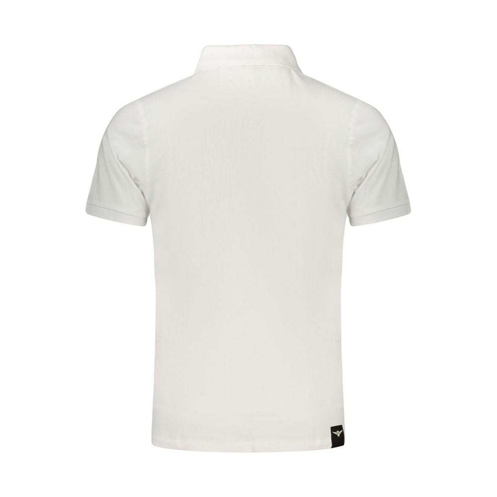 White Cotton Polo Shirt