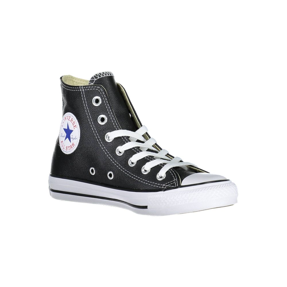 Black Synthetic Athletic Sneakers
