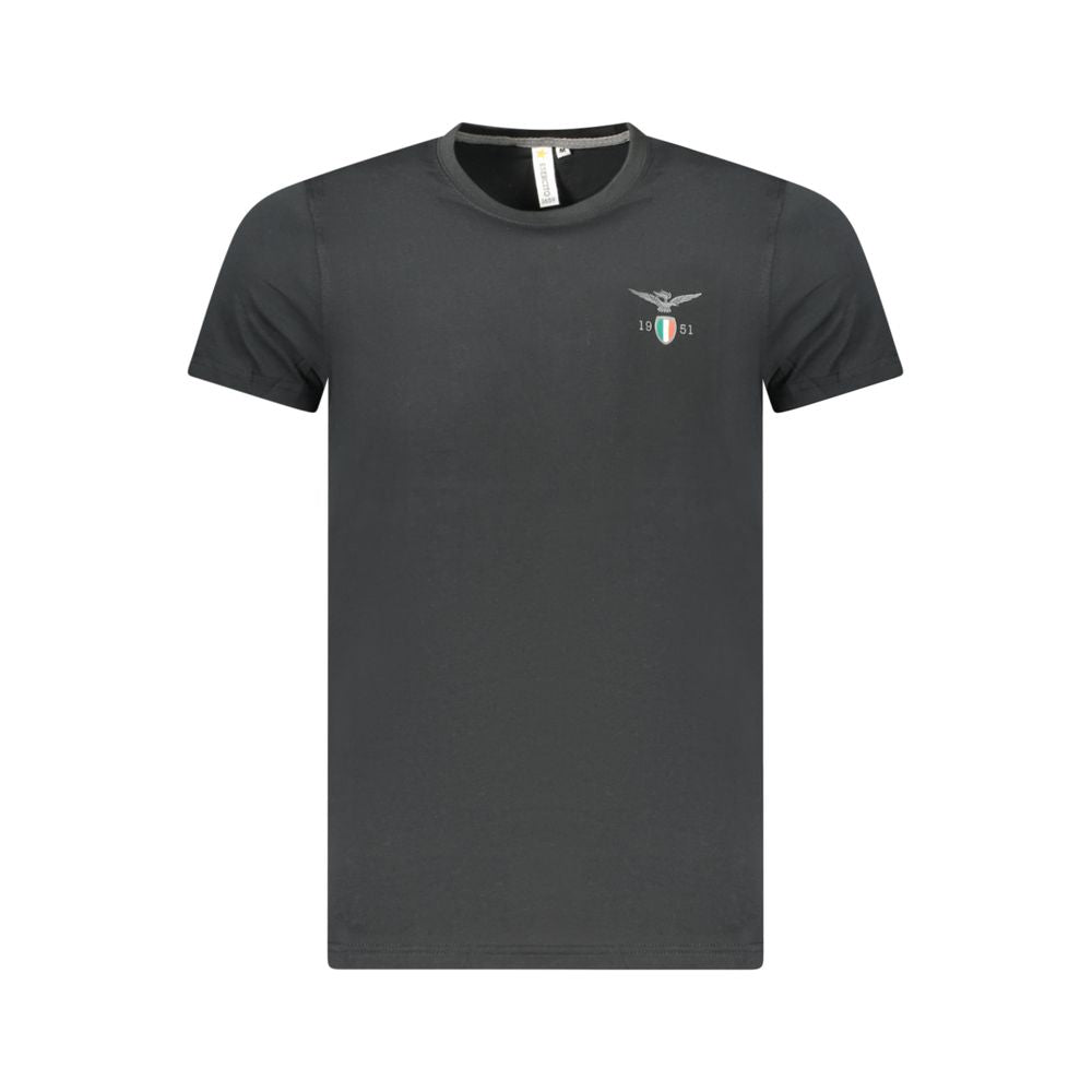 Black Cotton T-Shirt