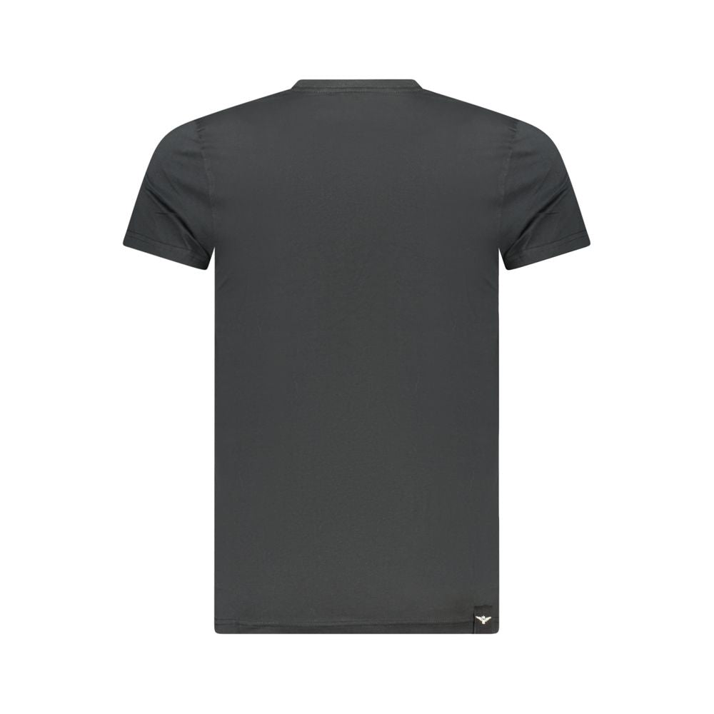 Black Cotton T-Shirt