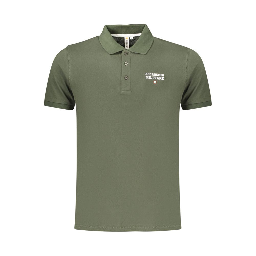 Green Cotton Polo Shirt