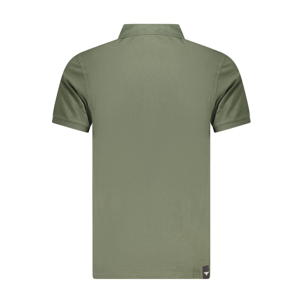 Green Cotton Polo Shirt