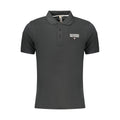 Black Cotton Polo Shirt