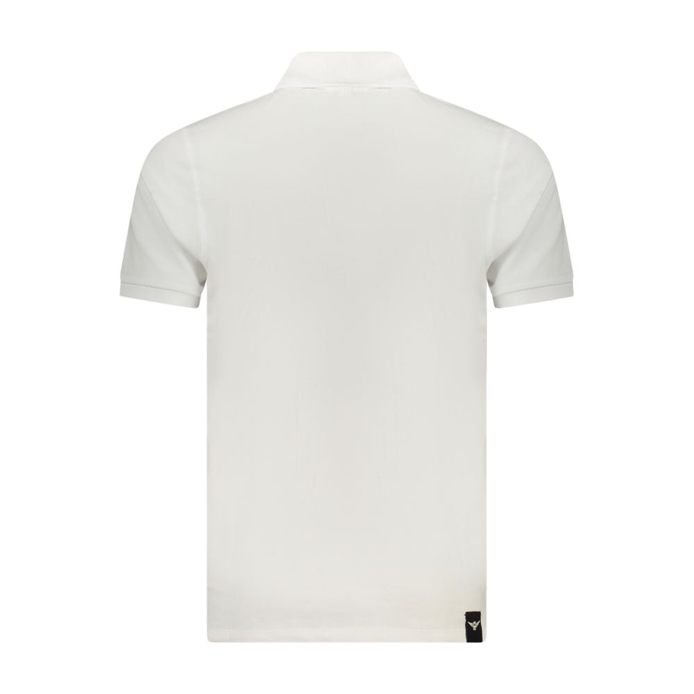 White Cotton Polo Shirt