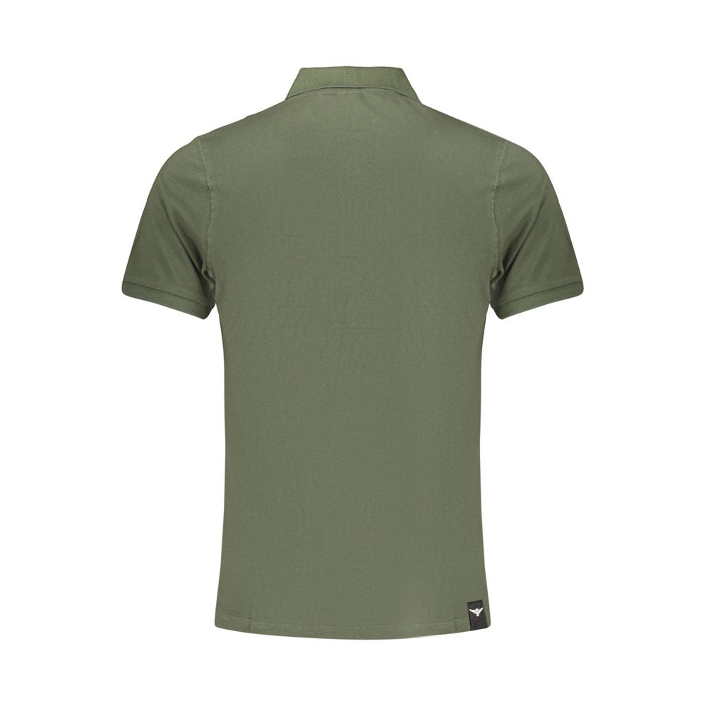 Green Cotton Polo Shirt