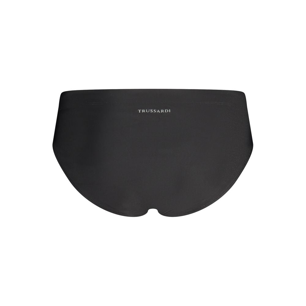 Black Elastane Swim Briefs