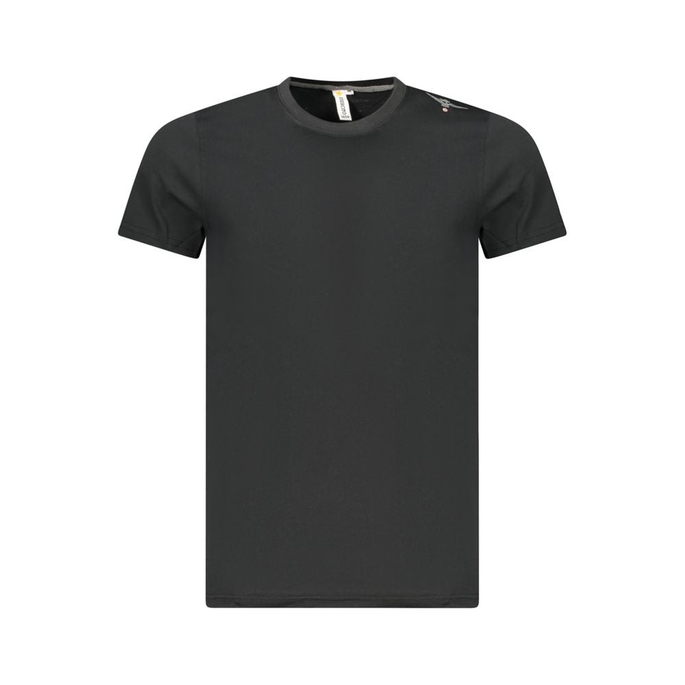 Black Cotton T-Shirt