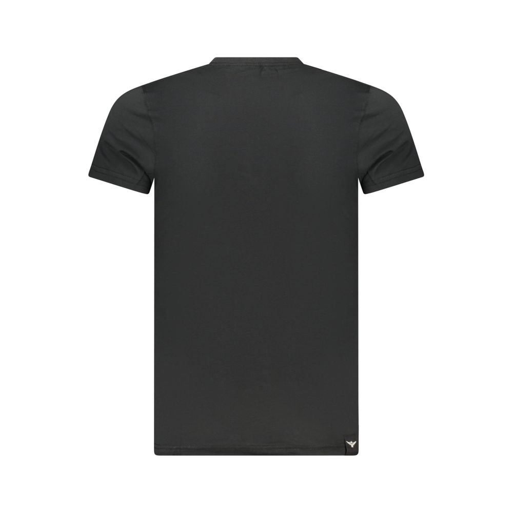 Black Cotton T-Shirt