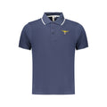 Blue Cotton Polo Shirt
