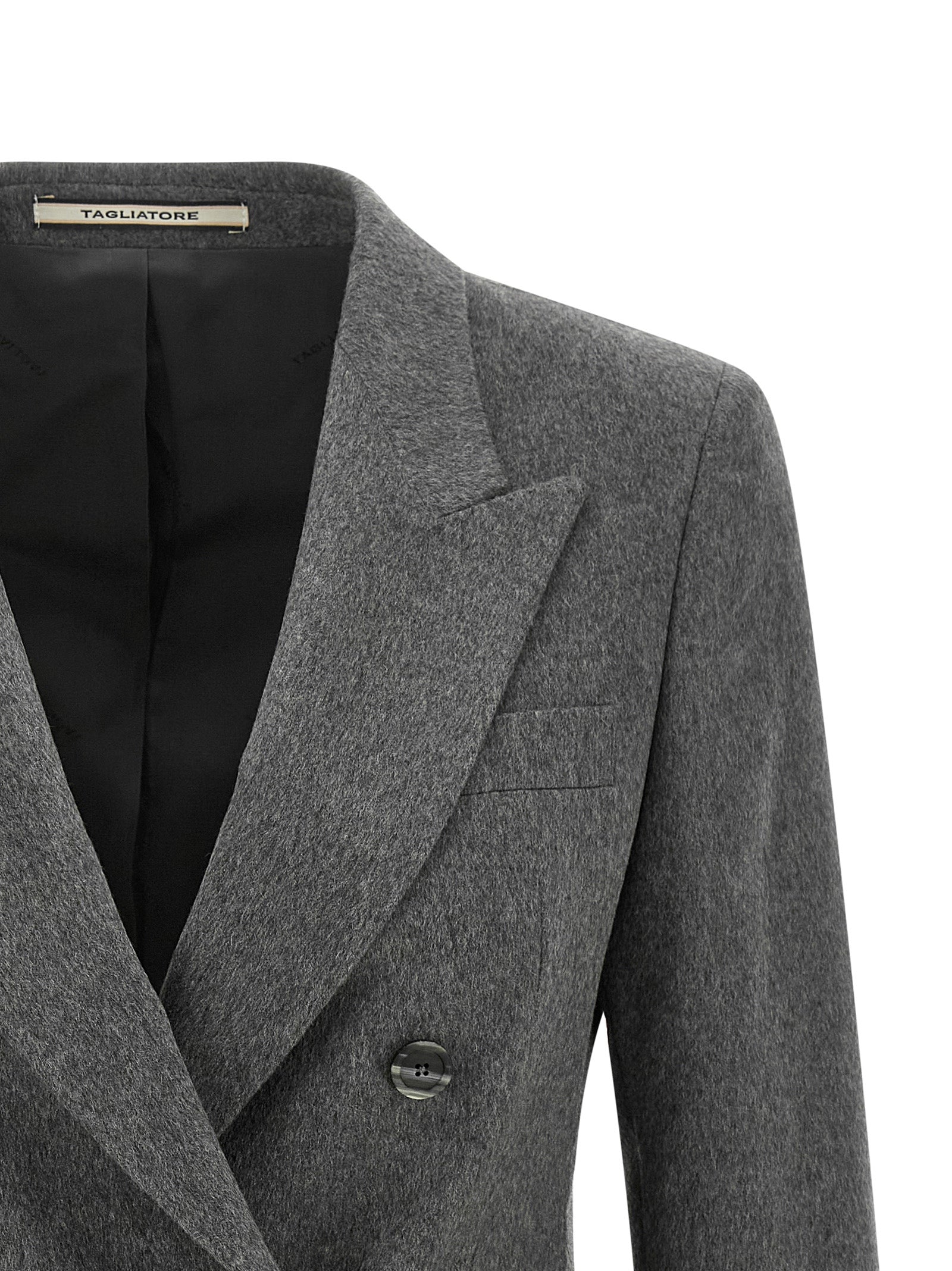 Gray Cashmere Blazer