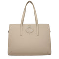 Beige Leather Shoulder Bag