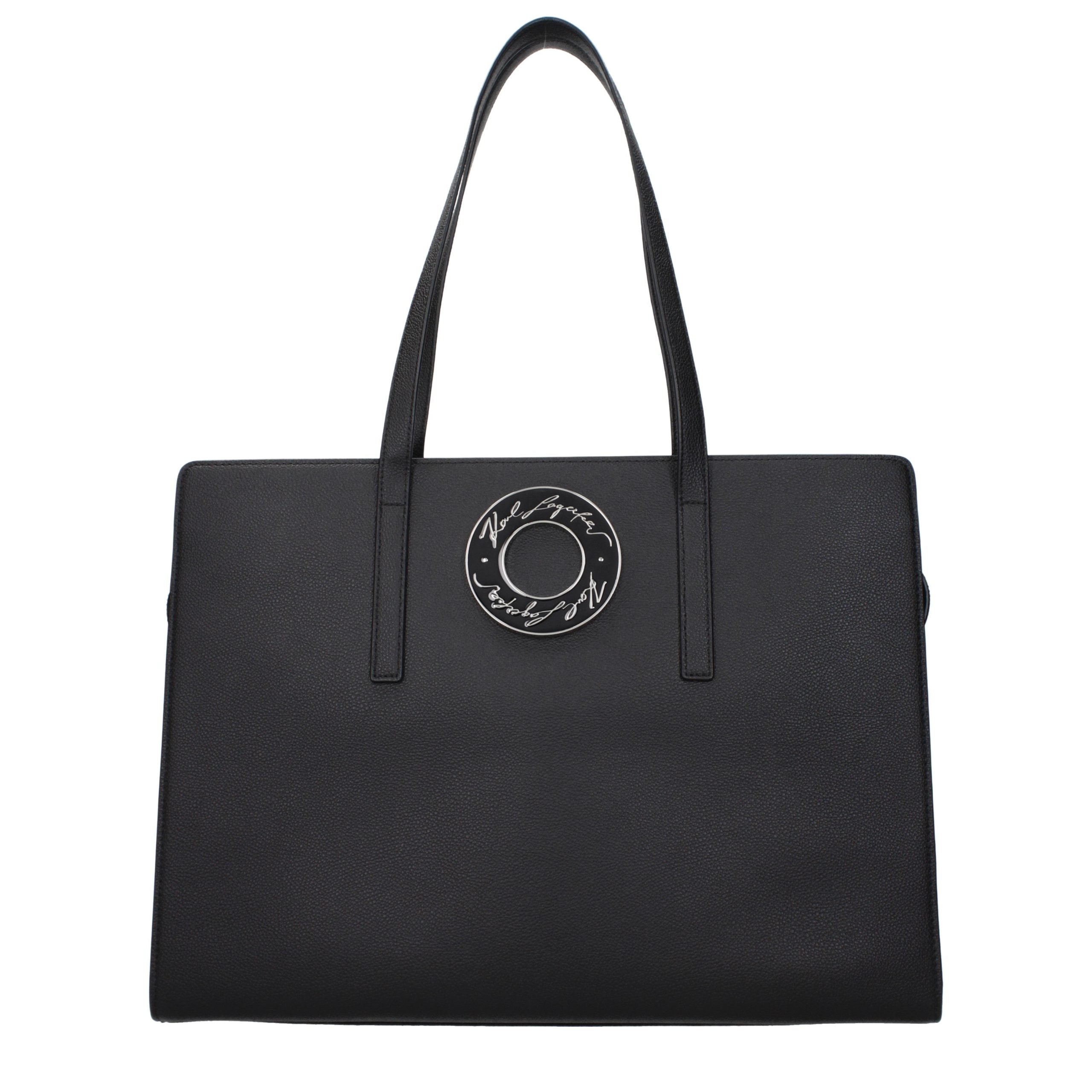 Black Leather Shoulder Bag