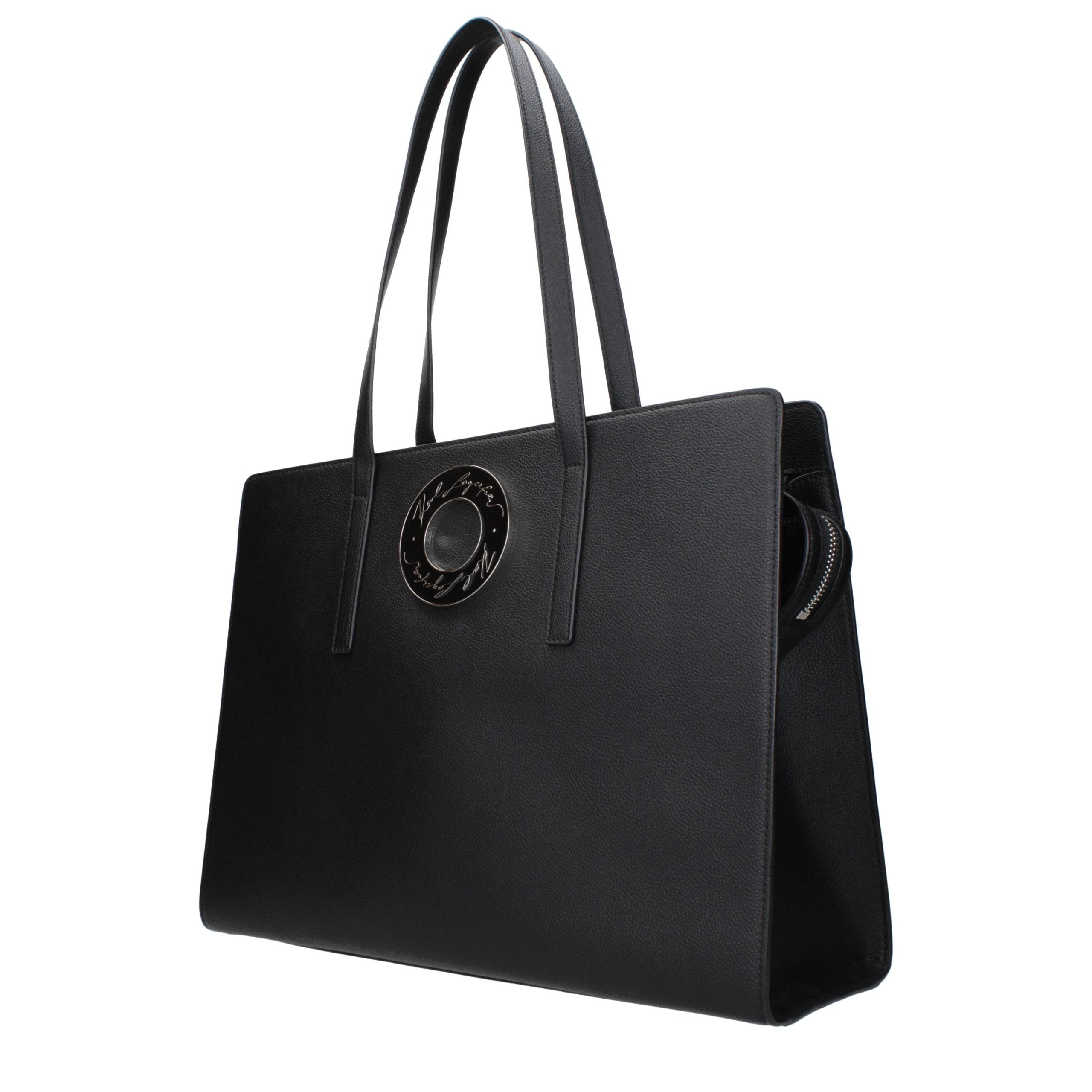 Black Leather Shoulder Bag