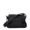 Black Polyester Crossbody Bag