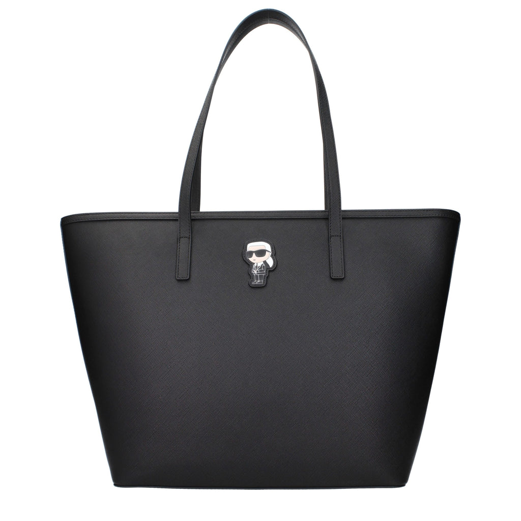 Black Polyethylene Shoulder Bag