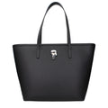 Black Polyethylene Shoulder Bag