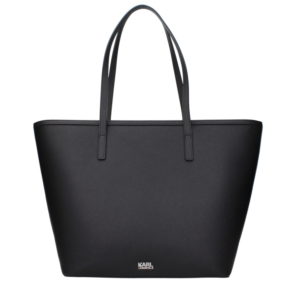 Black Polyethylene Shoulder Bag