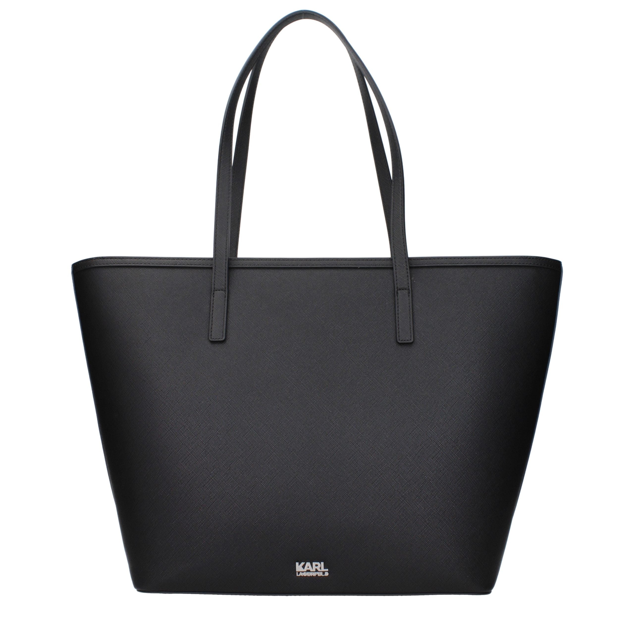 Black Polyethylene Shoulder Bag