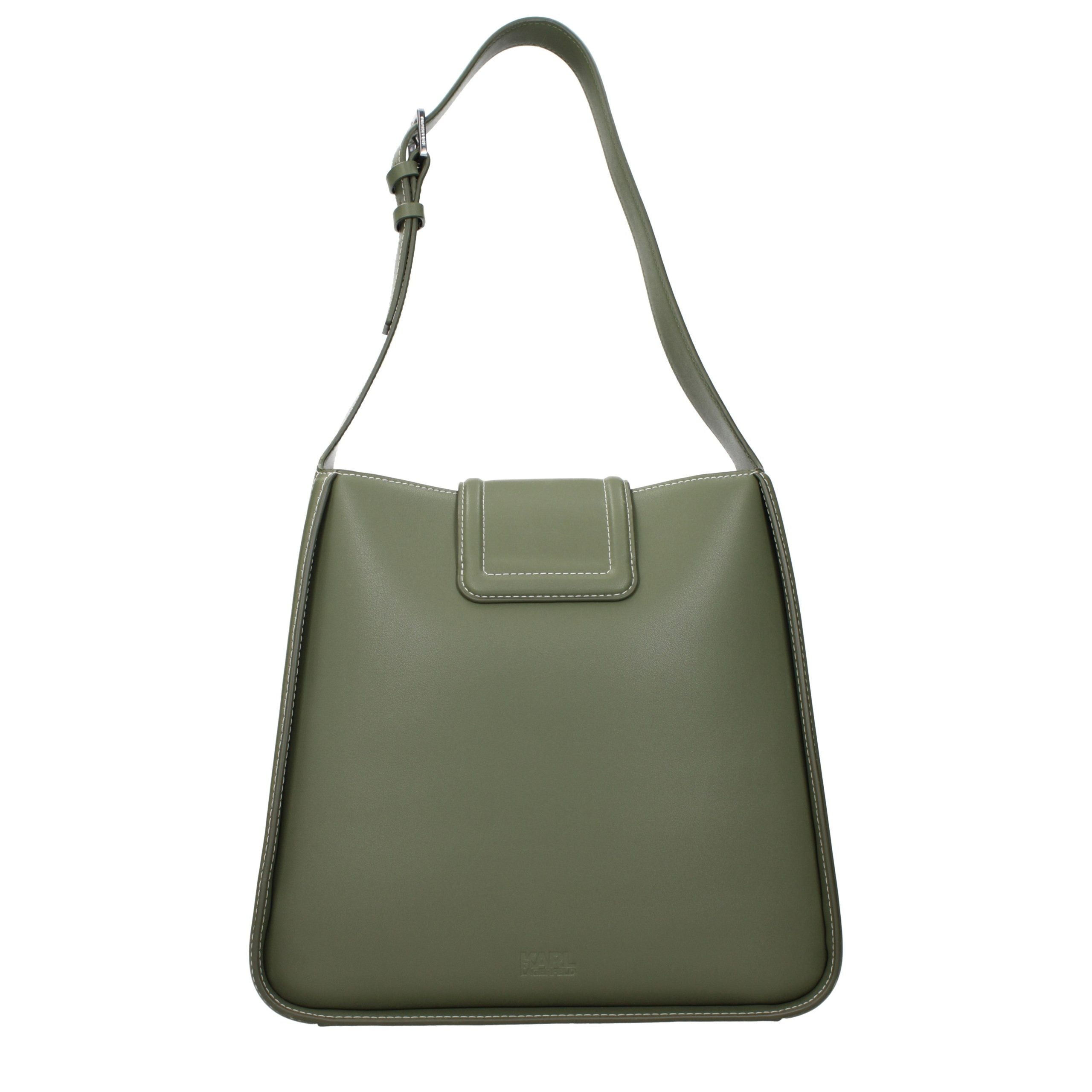 Green Leather Shoulder Bag