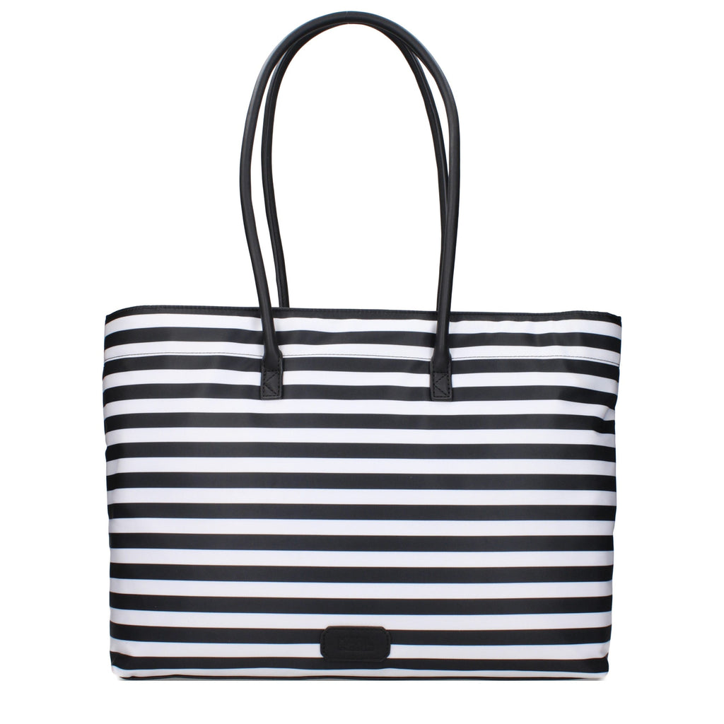 Black Fabric Shoulder Bag