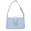 Light Blue Leather Shoulder Bag