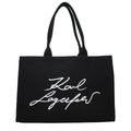 Black Fabric Shoulder Bag
