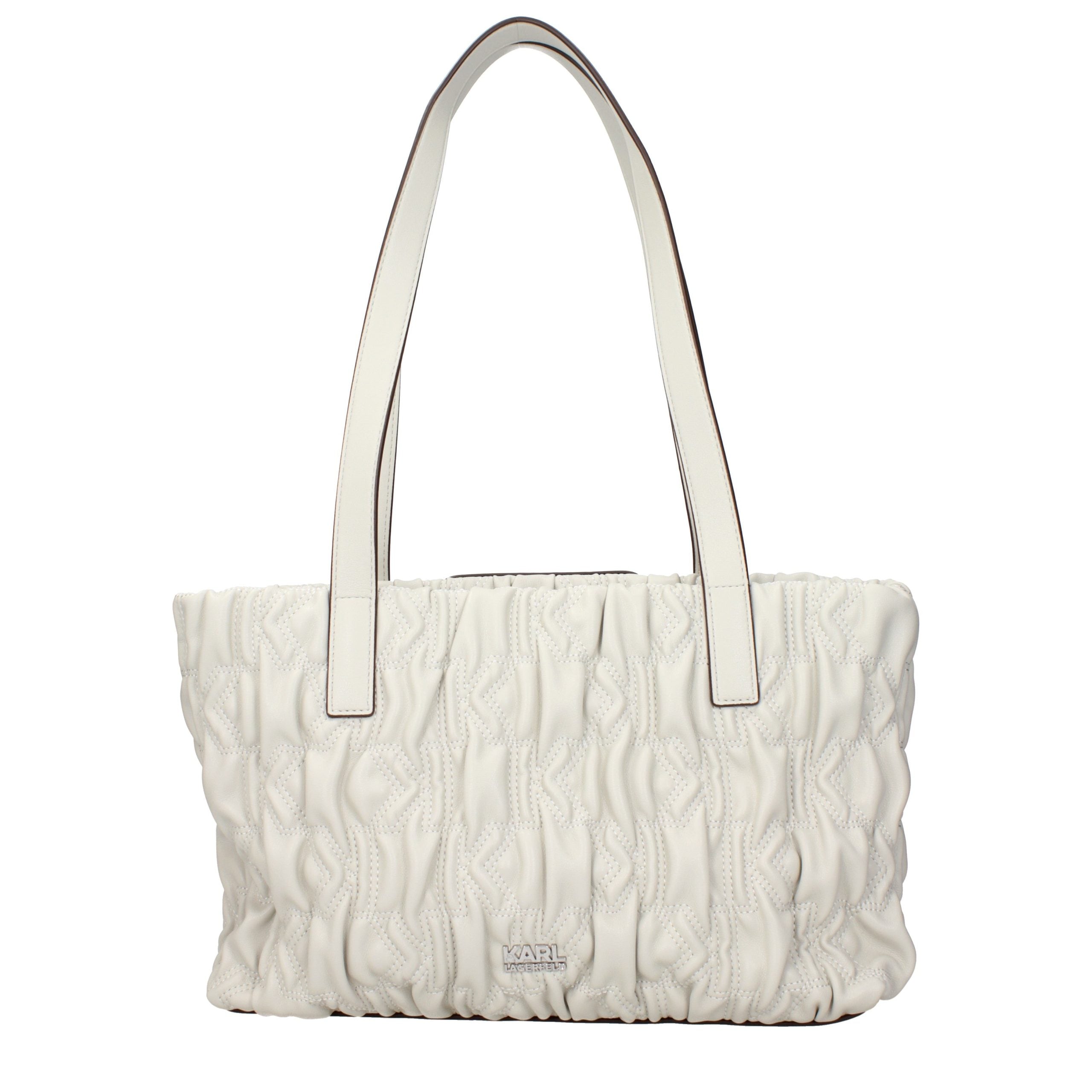 Gray Polyester Shoulder Bag