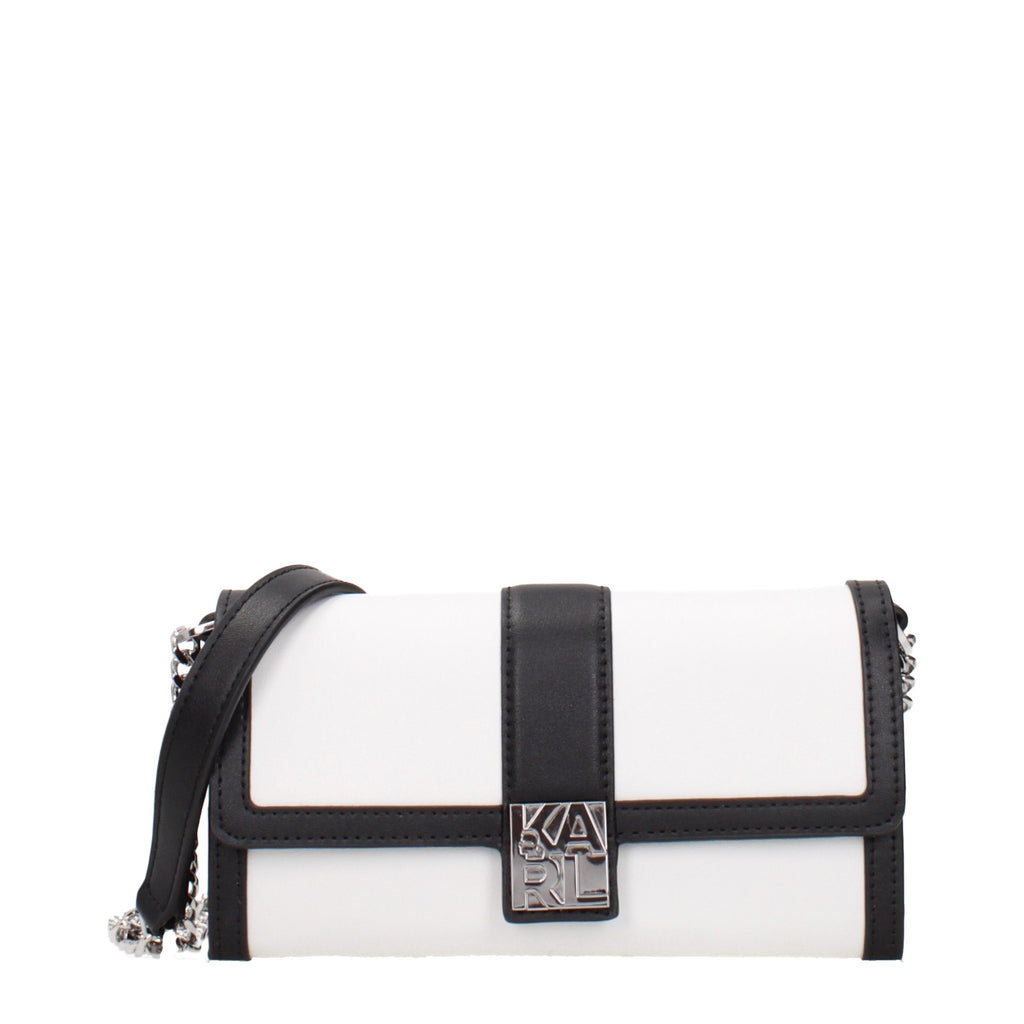 White Leather Clutch Bag