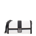White Leather Clutch Bag