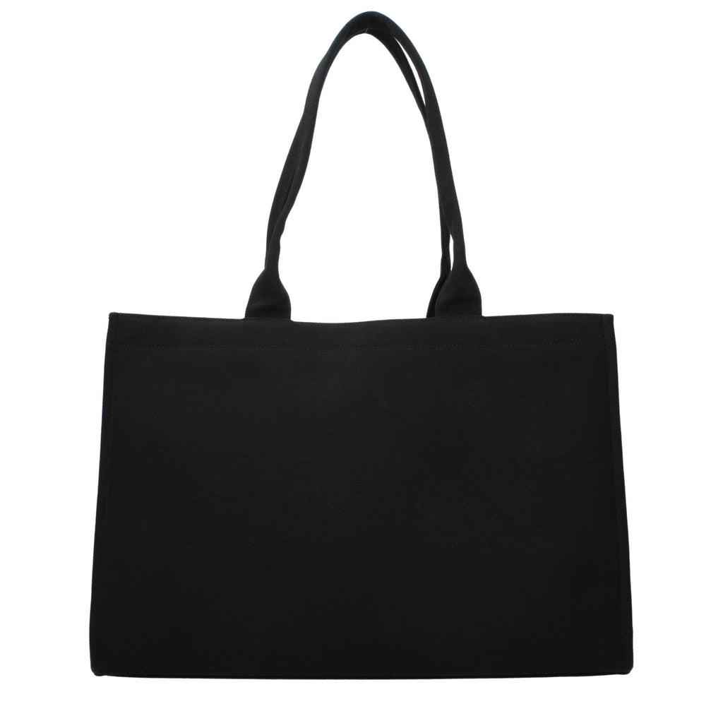 Black Fabric Shoulder Bag