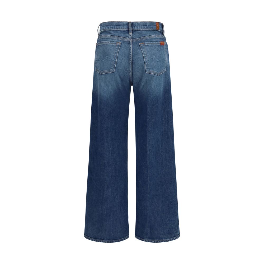 Blue Cotton Jeans Denim