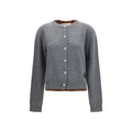 Gray Cashmere Cardigan
