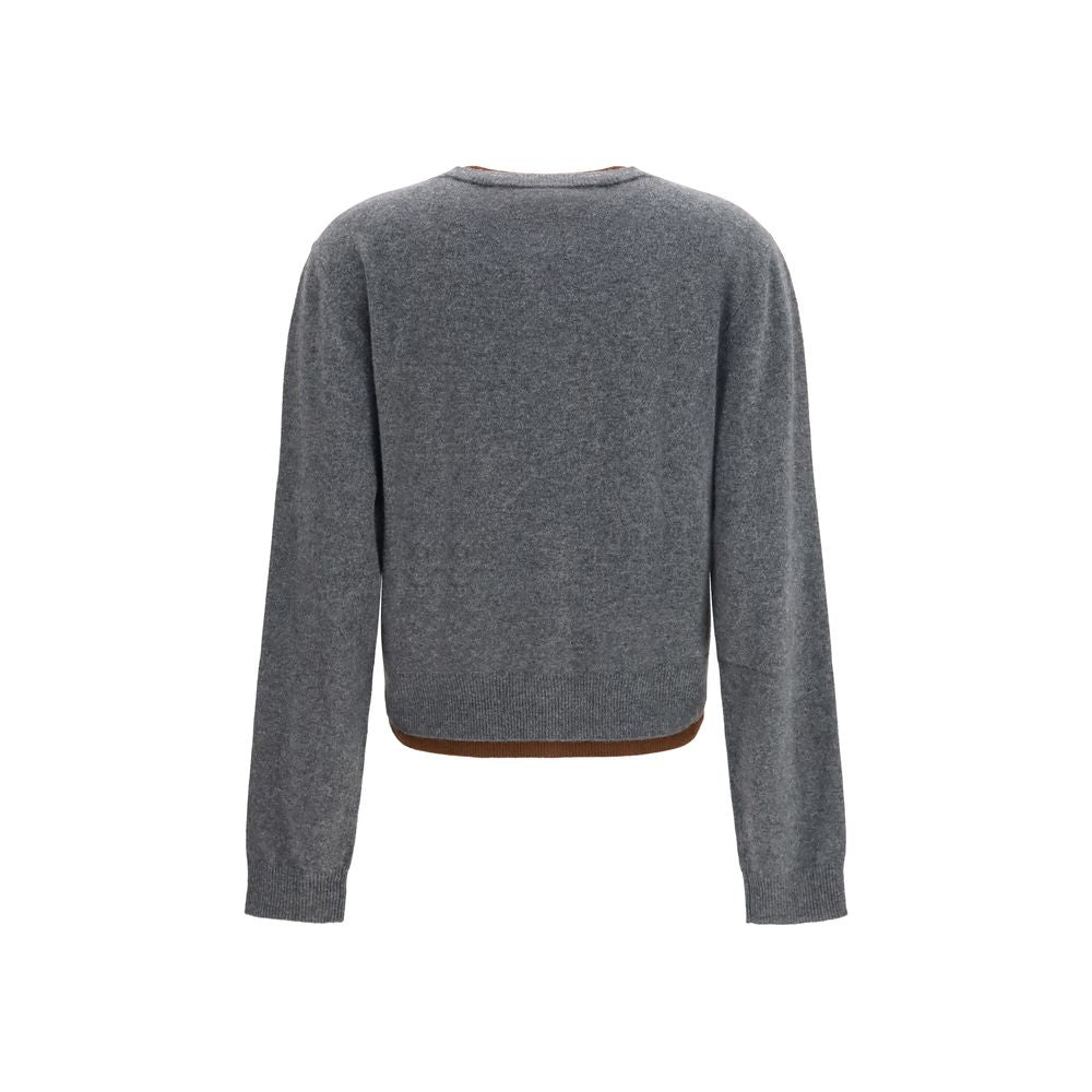Gray Cashmere Cardigan