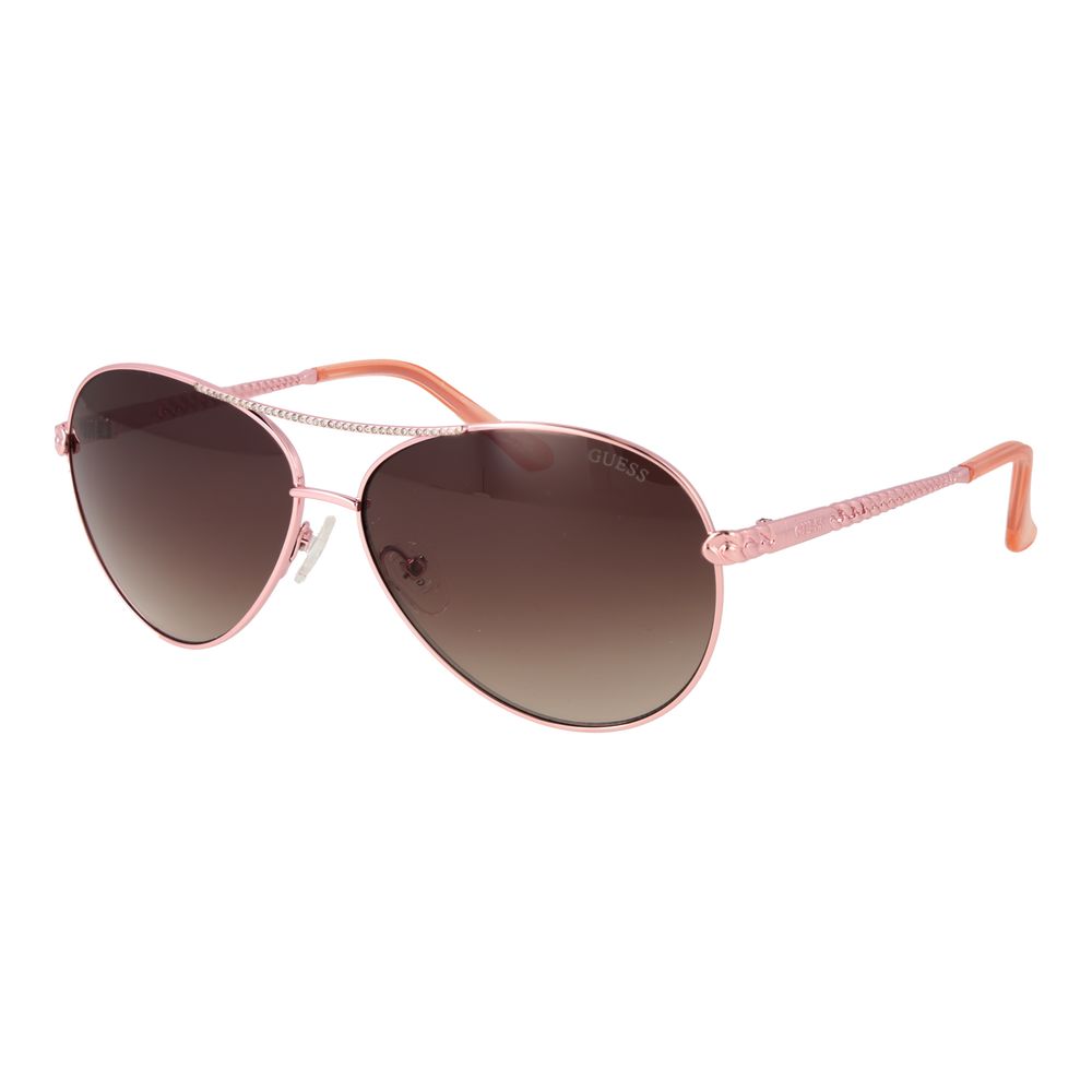 Pink Metal Sunglasses