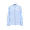 Blue Cotton Dress Shirt