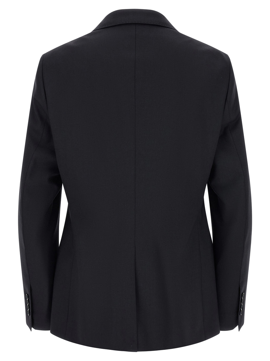 Blue Virgin Wool Two-Piece Suit