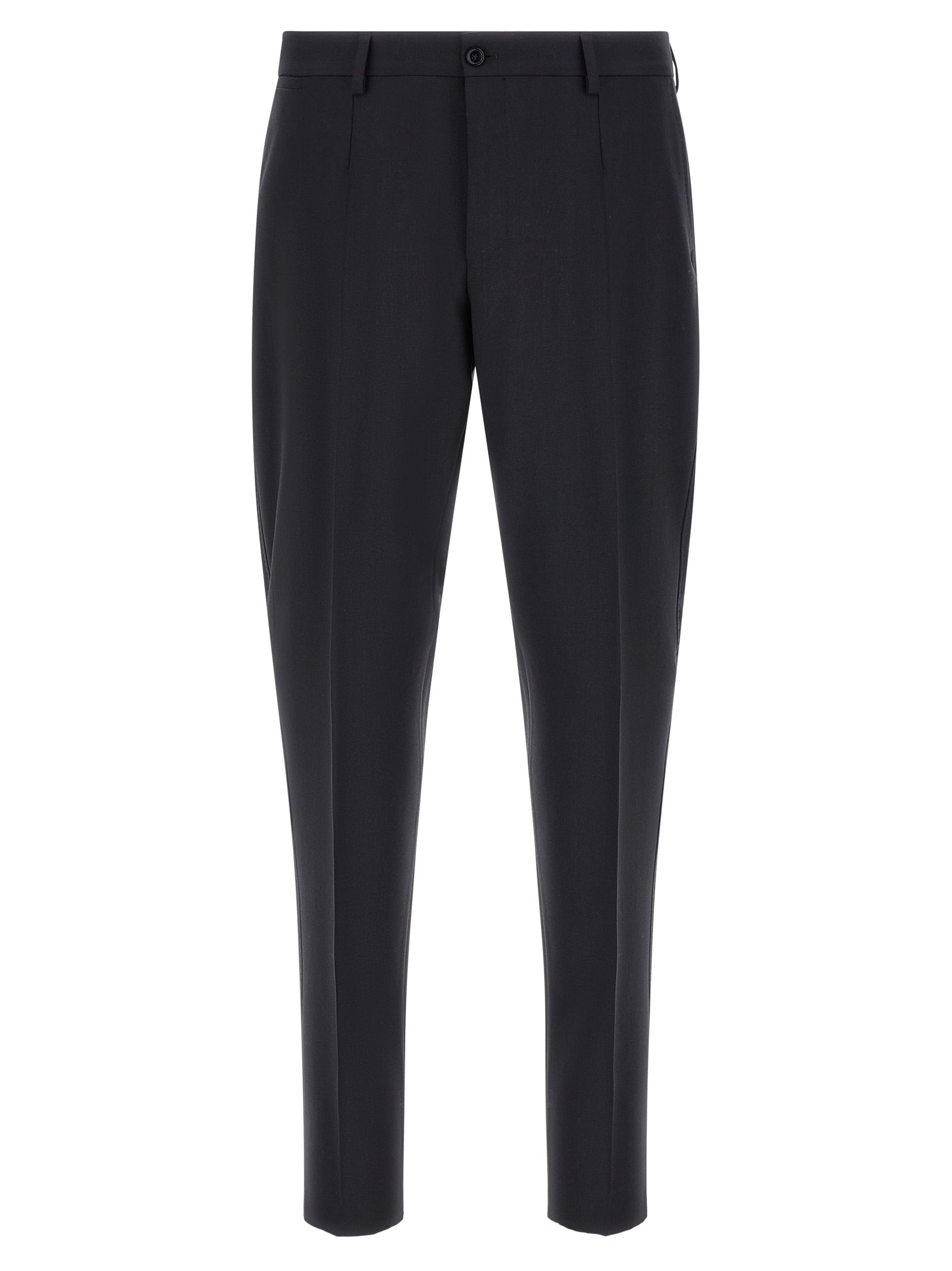 Blue Virgin Wool Two-Piece Suit