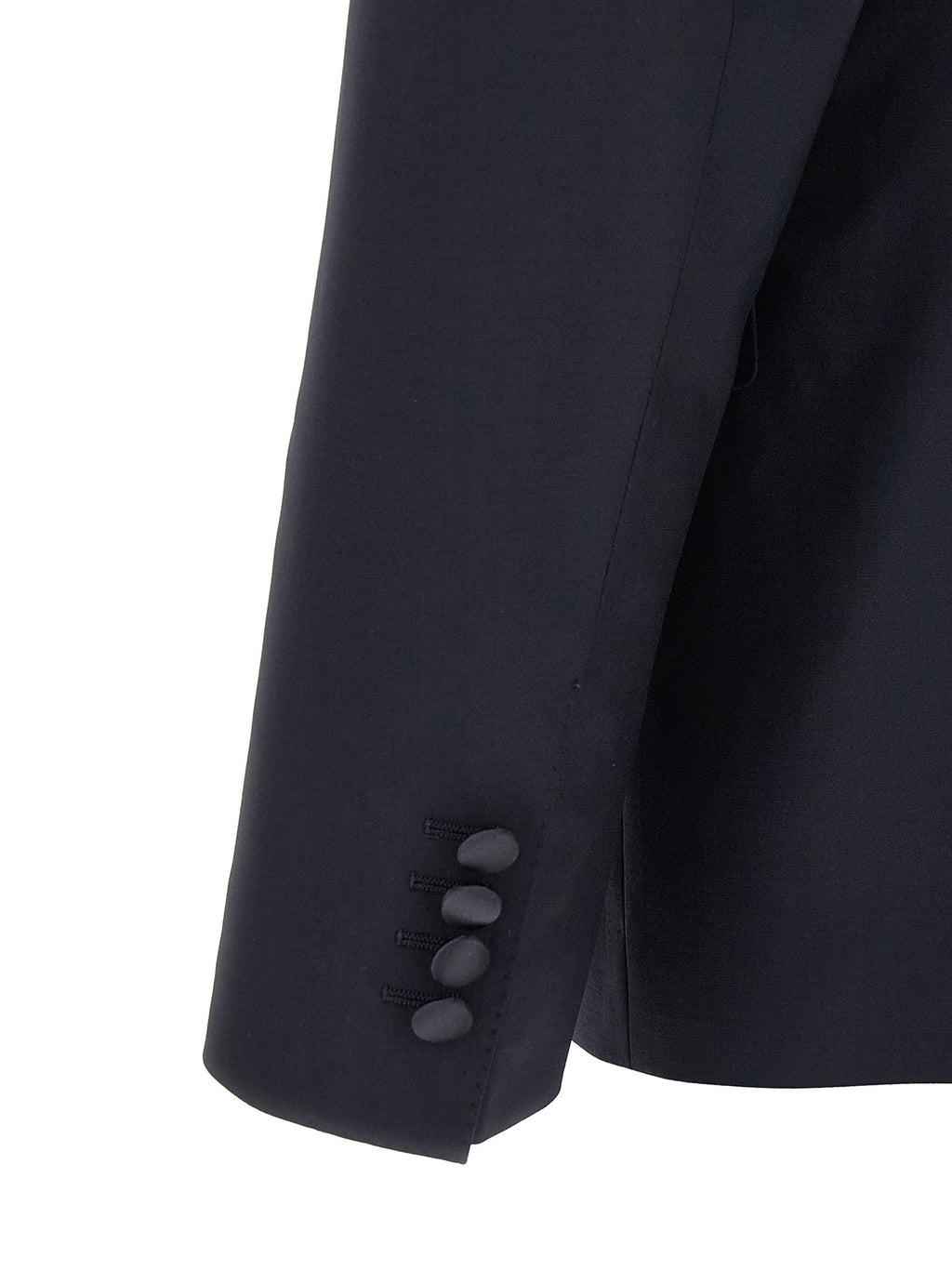Blue Virgin Wool Two-Piece Suit