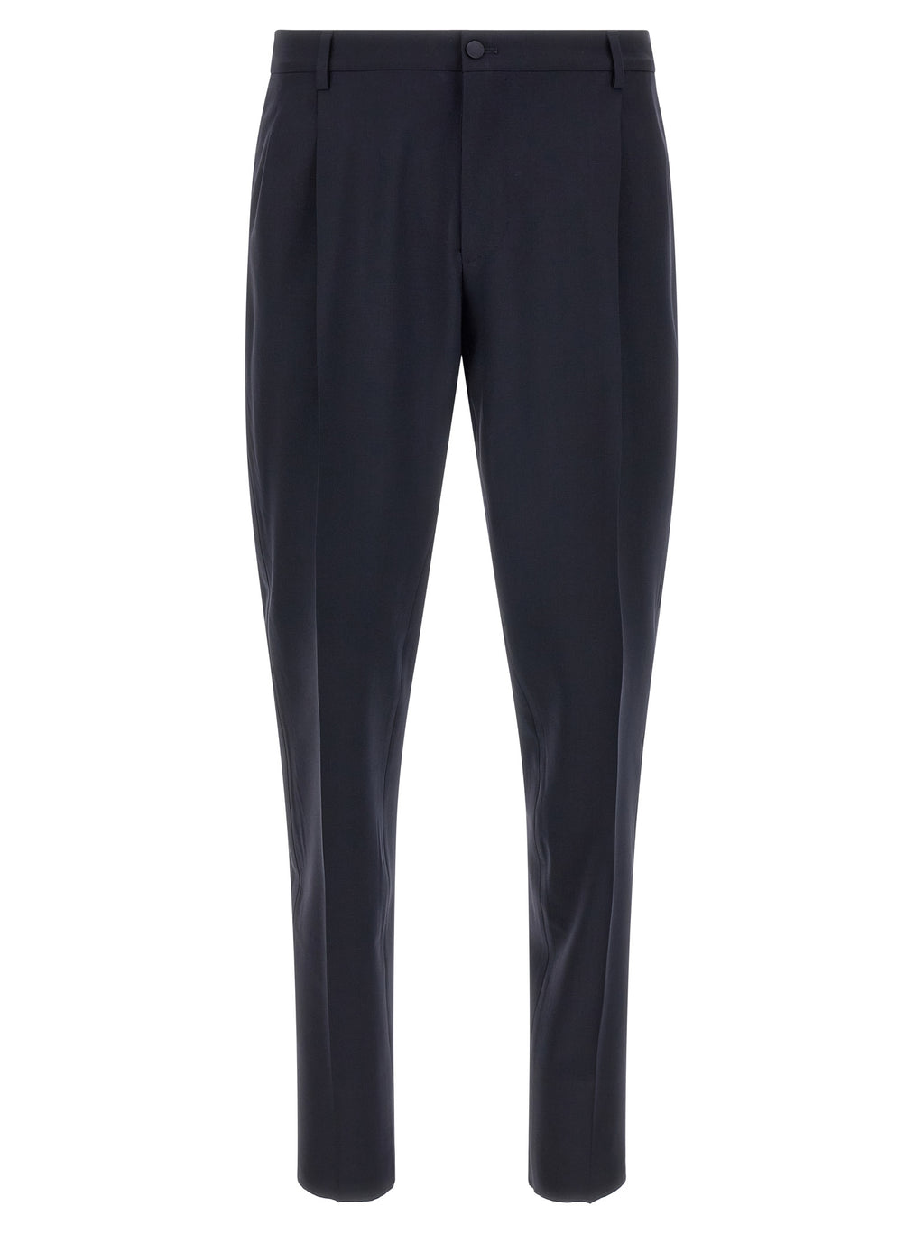 Blue Virgin Wool Two-Piece Suit