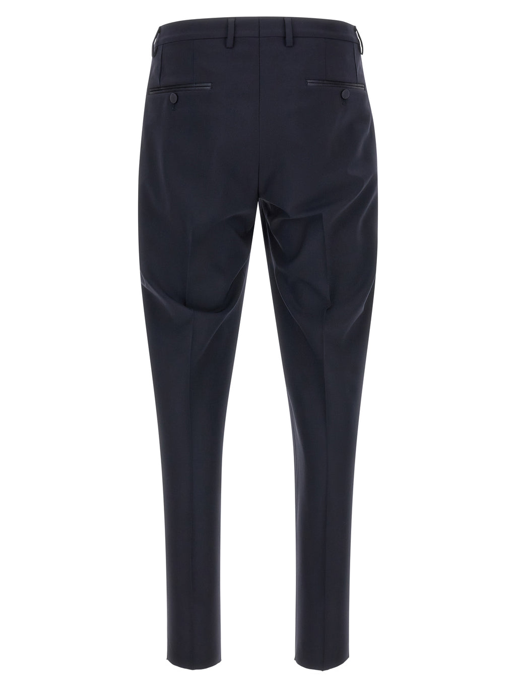Blue Virgin Wool Two-Piece Suit