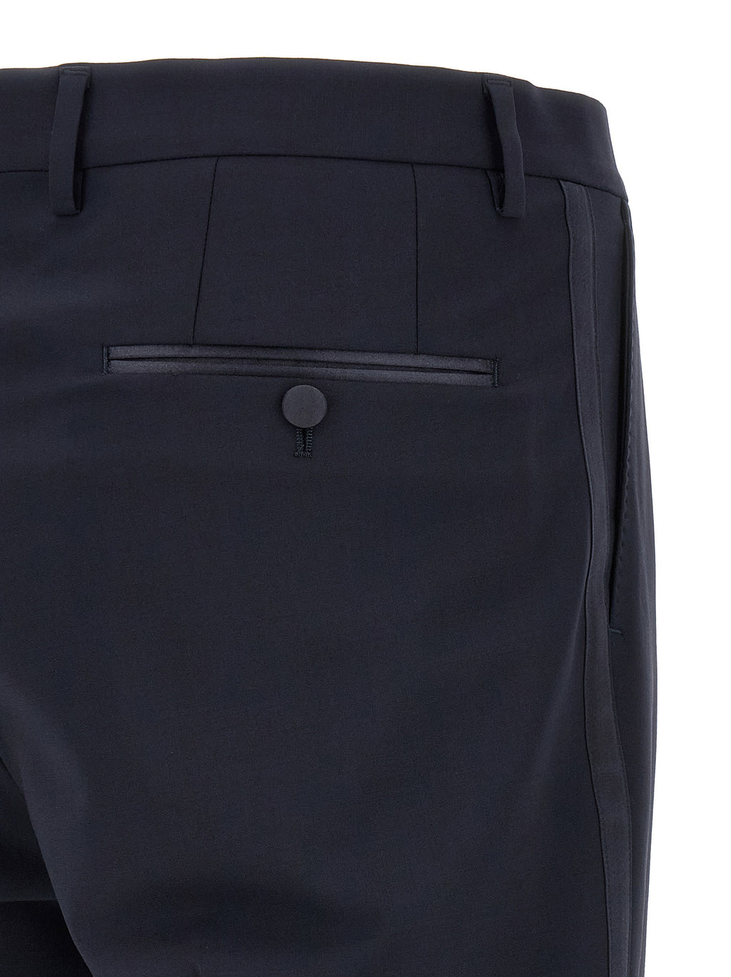 Blue Virgin Wool Two-Piece Suit