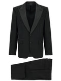 Black Virgin Wool Two-Piece Suit