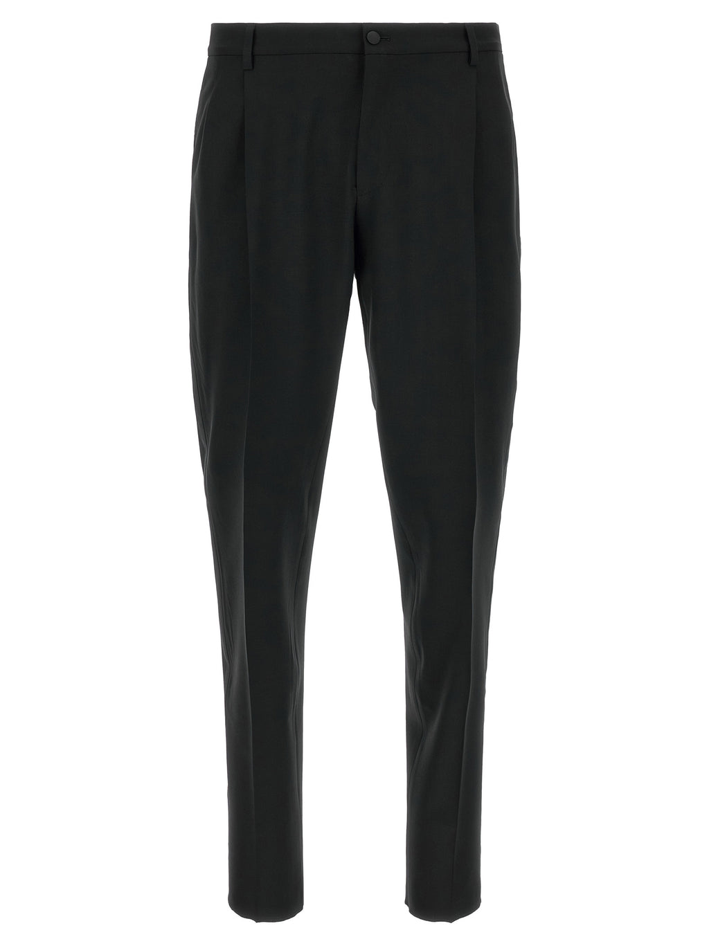 Black Virgin Wool Two-Piece Suit