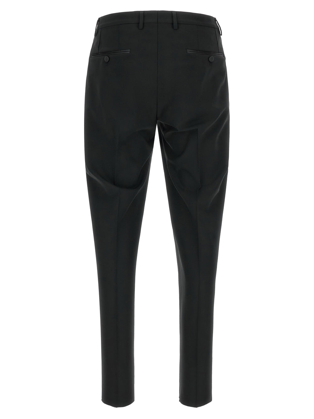 Black Virgin Wool Two-Piece Suit