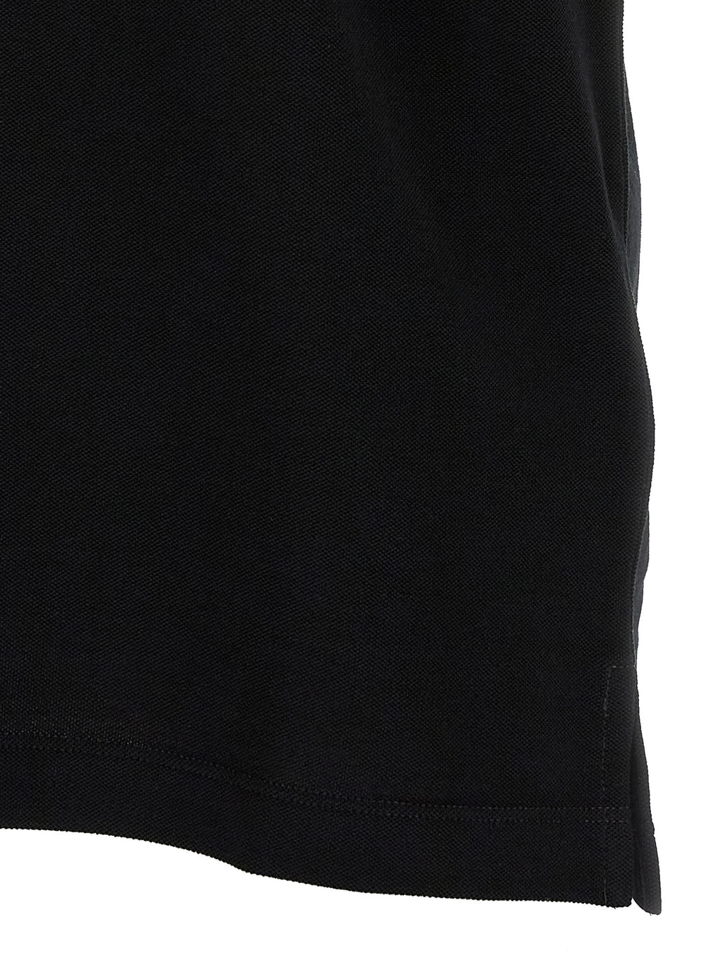 Black Cotton Polo Shirt