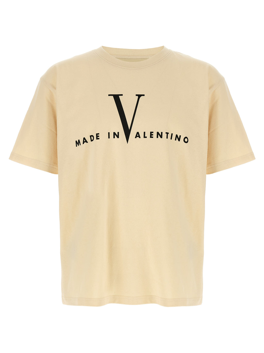 Beige Cotton T-Shirt