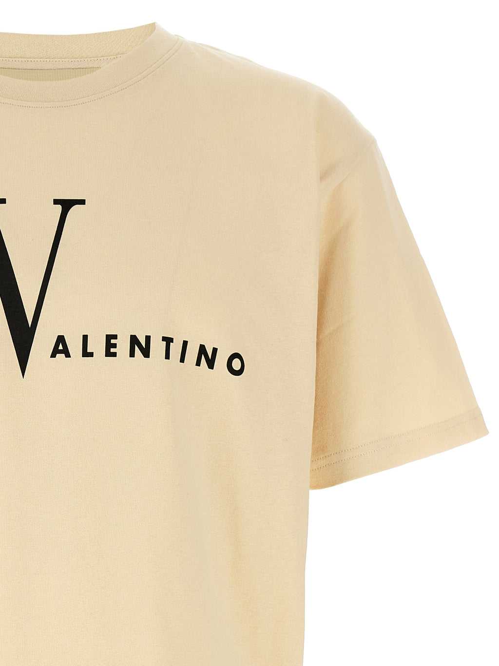 Beige Cotton T-Shirt